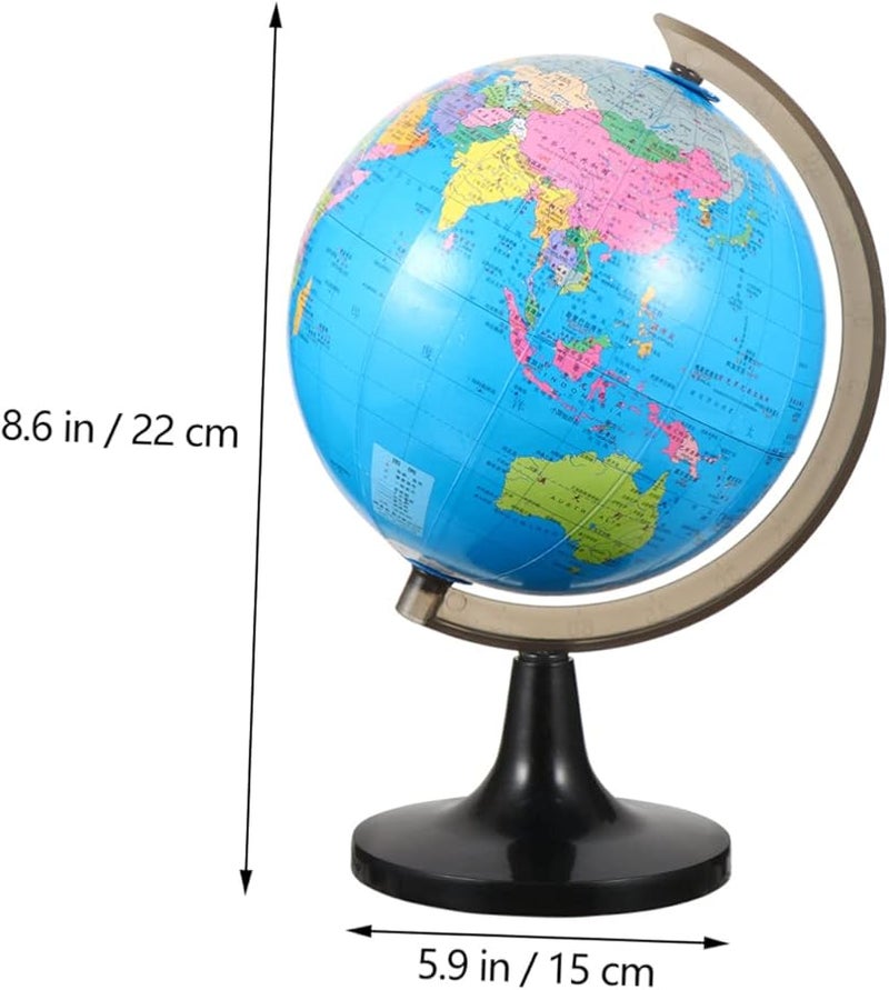 Rotating World Globe For Educational Geography Learning And Home Decor - Image 2